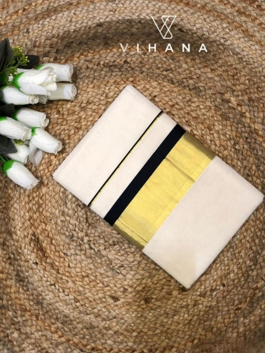 Kerala Cotton Set Saree-VS502