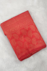 Red Banarasi Silk Saree