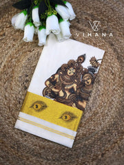 Kerala Cotton Set Saree - VS434