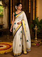 Kerala Tissue Set Saree - VS457