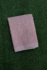 Baby Pink Organza Saree