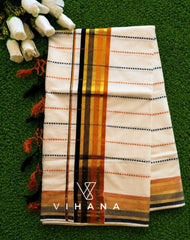Kerala Cotton Set Saree - VS453