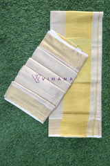 Kerala Tissue Set Mundu Five inches