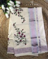 Kerala Cotton Set Saree-VS476