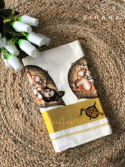 Kerala Cotton Set Saree -VS381