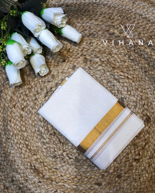 Kerala Cotton Set Mundu -VS491