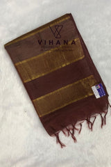 Wine Kota Munga Silk Embroidery