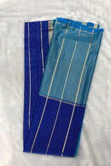 Royal Blue Semi Mysore Silk Saree