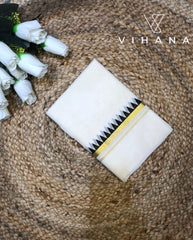 Kerala Cotton Off White Color Set Mundu -VS493