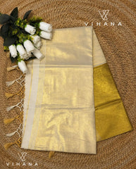 Kerala Tissue Set Saree - VS458
