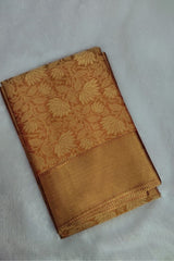 Red Orange Banarassi Silk Saree