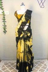 Kota Silk Tie and Dye Bandni Print Saree