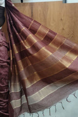 Wine Kota Munga Silk Embroidery