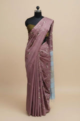 Dusty Mouve Kota Munga Silk Saree