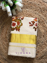 Kerala Cotton Set Saree -VS394