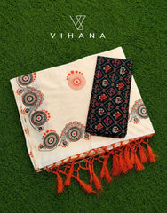 Kerala Set Saree AthaPookkalam Print-VS362