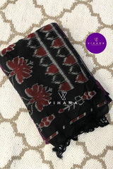 Grey Sambalpuri Cotton Saree