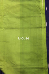 Stunning Purple and Green Kanjivaram Soft Silk Saree