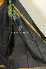 Kota Silk Tie and Dye Bandni Print Saree
