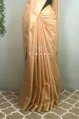 Cream Kota Mini Check Mangalagiri Silk
