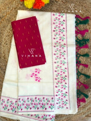 Kerala Cotton Set Saree -VS427