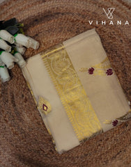 Kerala Tissue Set Saree-VS456