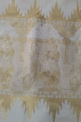Premium Cotton Set Saree with Jacquard Temple Border