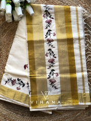Kerala Cotton Set Saree -VS391