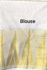Premium Cotton Set Saree with Gold Zari Temple Border Designs