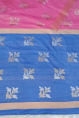 Pink Banarasi Katan Silk Saree