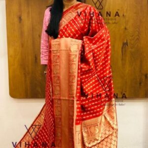 Red Banarasi Silk Saree