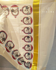 Kerala tissue set saree-VS357