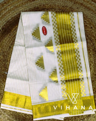 Kerala Cotton Set Saree-VS471
