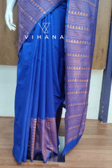 Royal blue Semi Silk Saree