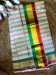 Kerala Tissue Set Saree - VS449