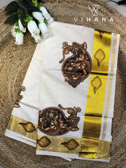Kerala Cotton Set Saree - VS435
