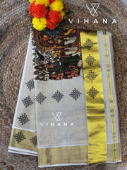 Kerala Tissue Set Saree - VS408