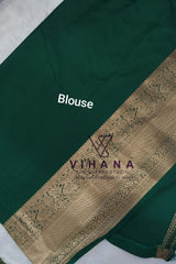 Orange Kanjivaram Silk Saree