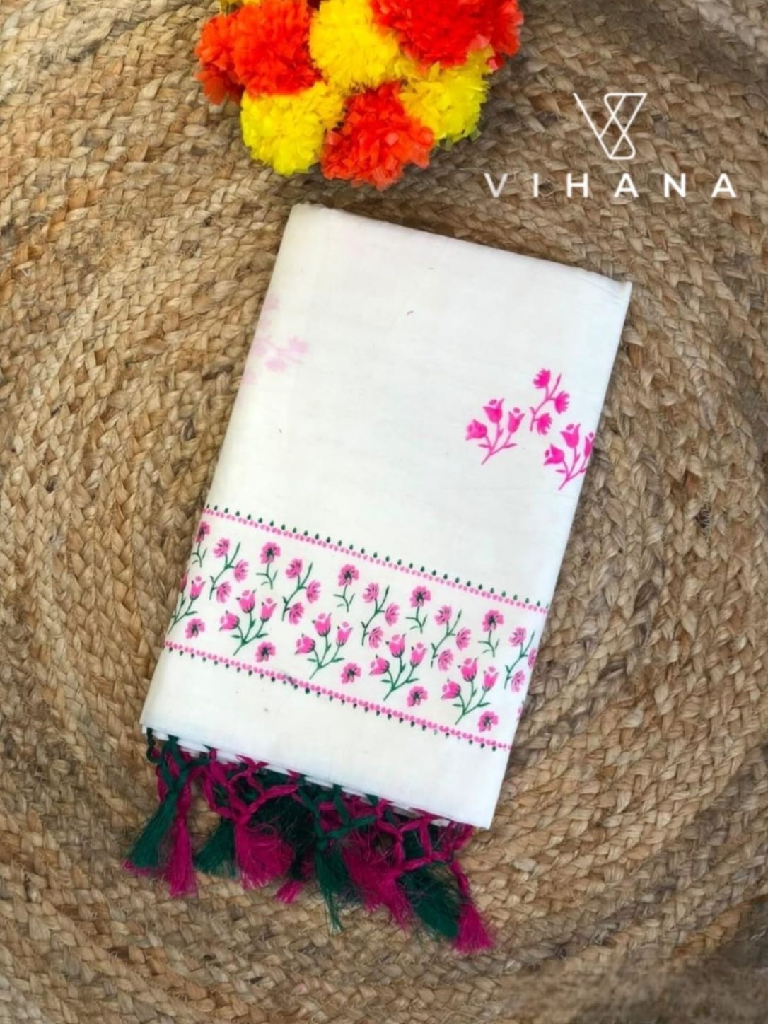 Kerala Cotton Set Saree -VS427