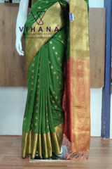 Green Kanjivaram Silk Saree