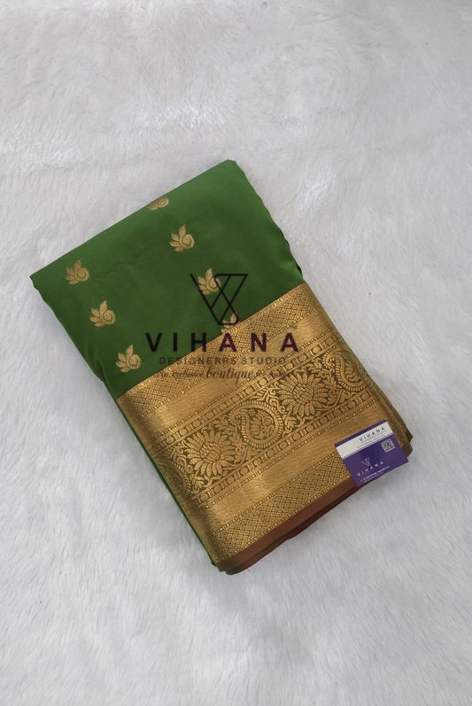 Green Kanjivaram Silk Saree