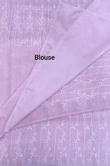 Baby Pink Organza Saree