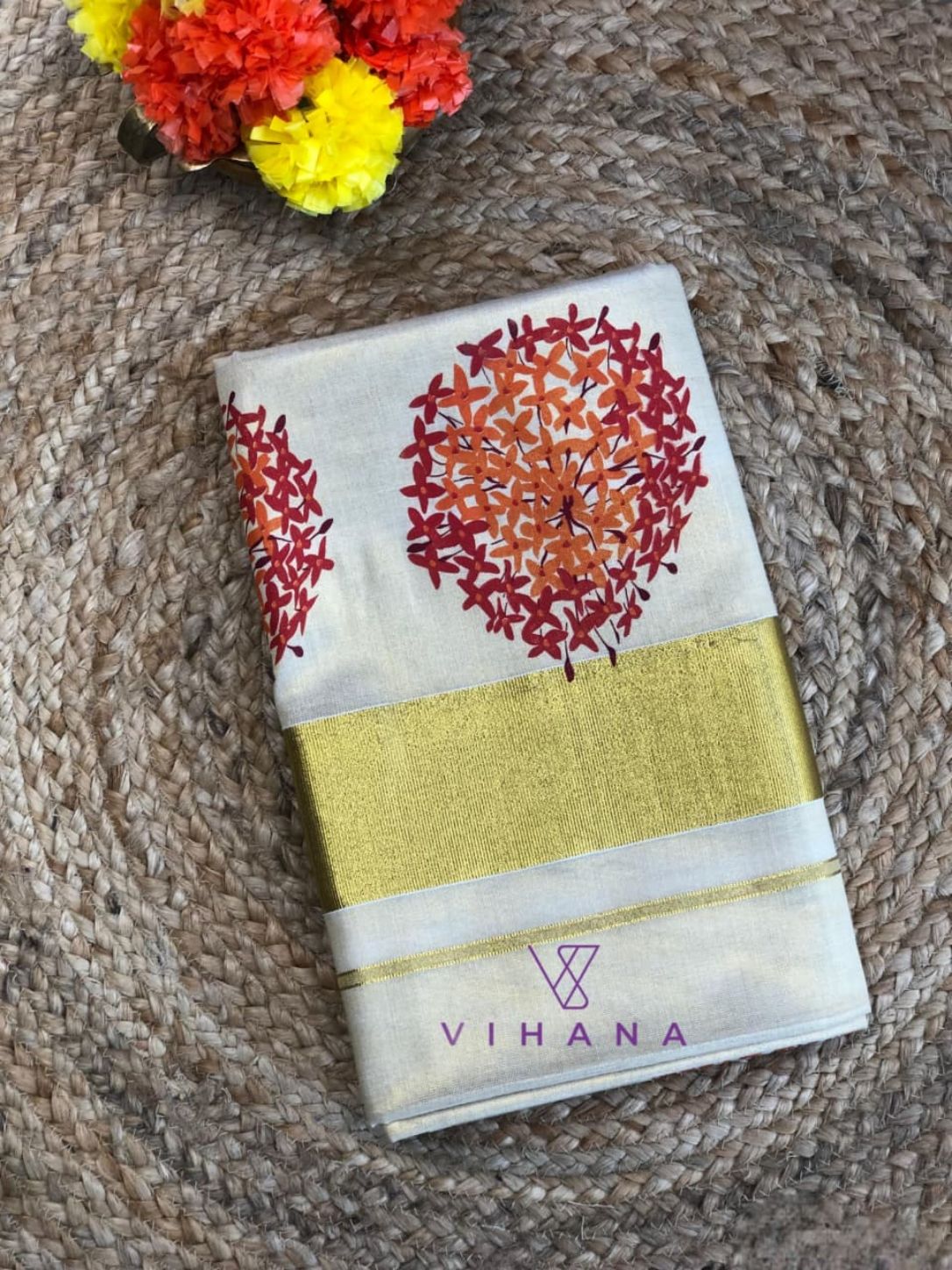 Kerala Tissue Set Saree - VS400