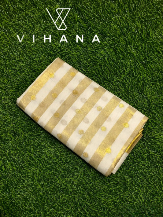 Kerala Cotton Set Saree-VS497