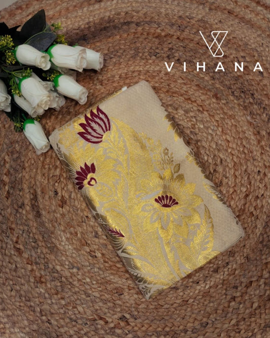 Kerala Tissue Set Saree-VS456