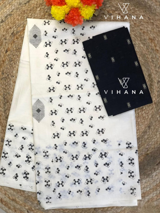 Kerala Cotton Set Saree -VS409