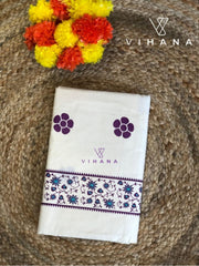Kerala Cotton Set Saree -VS418