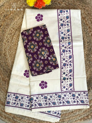 Kerala Cotton Set Saree -VS418