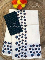 Kerala Cotton Set Saree -VS410