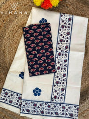Kerala Cotton Set Saree -VS419